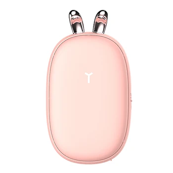 

3600MAh Rechargeable Hand Warmer Double-Sided Fast Heating, Hand Warming and Charging Dual-Use Mini Portable