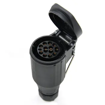 

13-pin 12-volt 13-hole Socket Injection-moulded Multi-functional European Type Socket Trailer Signal Lamp Display