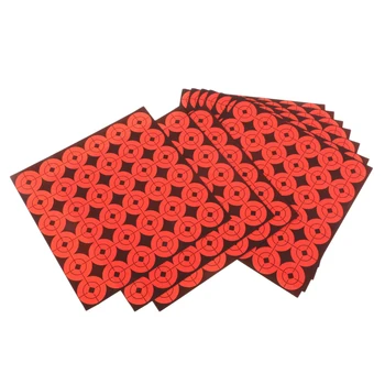 

720Pcs Paper Target Florescent Orange Self Adhesive Target Stickers