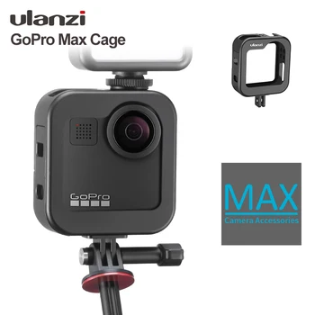

Ulanzi GM-3 Metal Gopro Max Cage Case Vlog Cold Shoe Design Case portable Vlogging Cage gopromax case cage