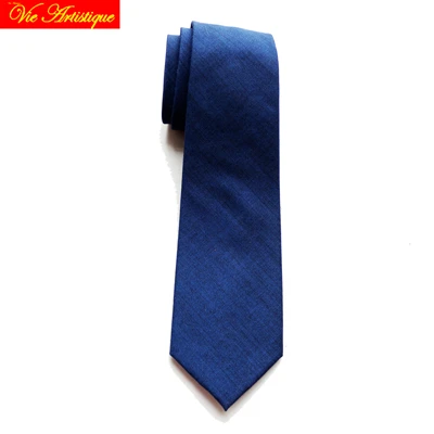 neck tie for men business formal office 8cm wool ties plain striped plaid luxury free shipping - Цвет: Светло-серый