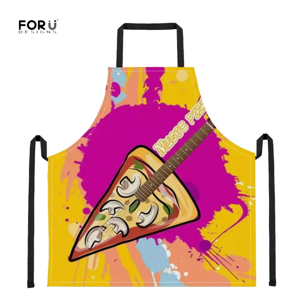 Кухонный Фартук для готовки пиццы FORUDESIGNS с рисунком женские фартуки маслостойкий