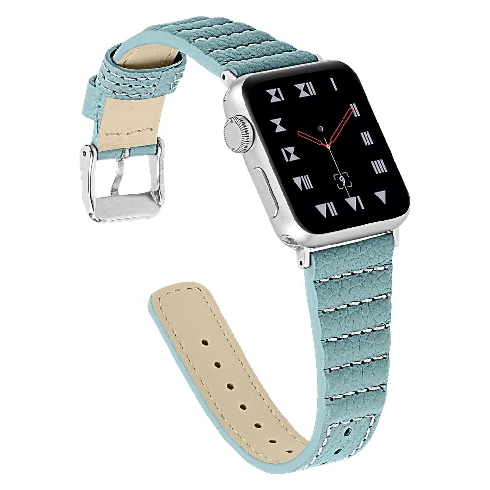 Кожаная Петля ремешок для apple watch ремешок correa 44 мм, 42 мм, ремешок для наручных часов iwatch, 40 мм, 38 мм, версия 4/3/2/1 браслет для apple watch аксессуары