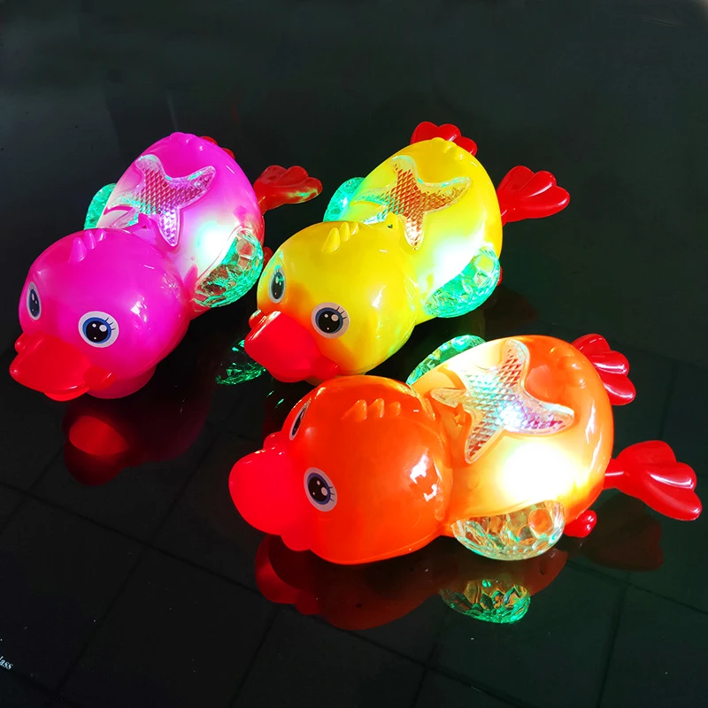 

Hot Electric Music Walking Duck Interactive Toys Kids Baby Girl Boy Educational Toy LED Light Glow Electronic Pets Toys Children