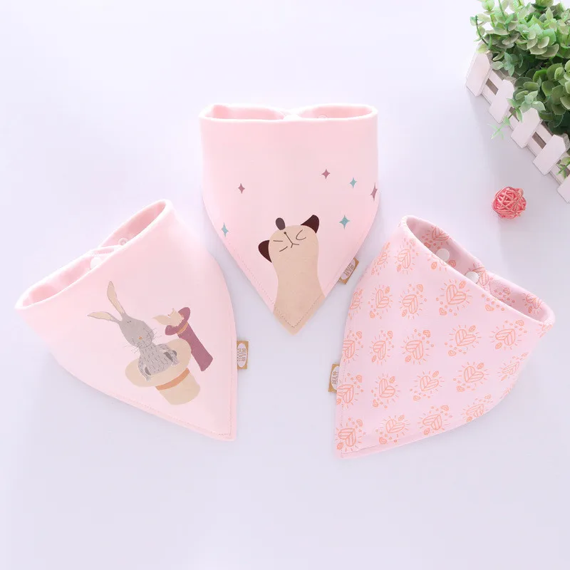 

Cartoon Saliva Towel Baby Eating Accessory Cotton Bandana Bibs Baby Babador Feeding Smock Infant Burp Cloths Soft Baby Stuff