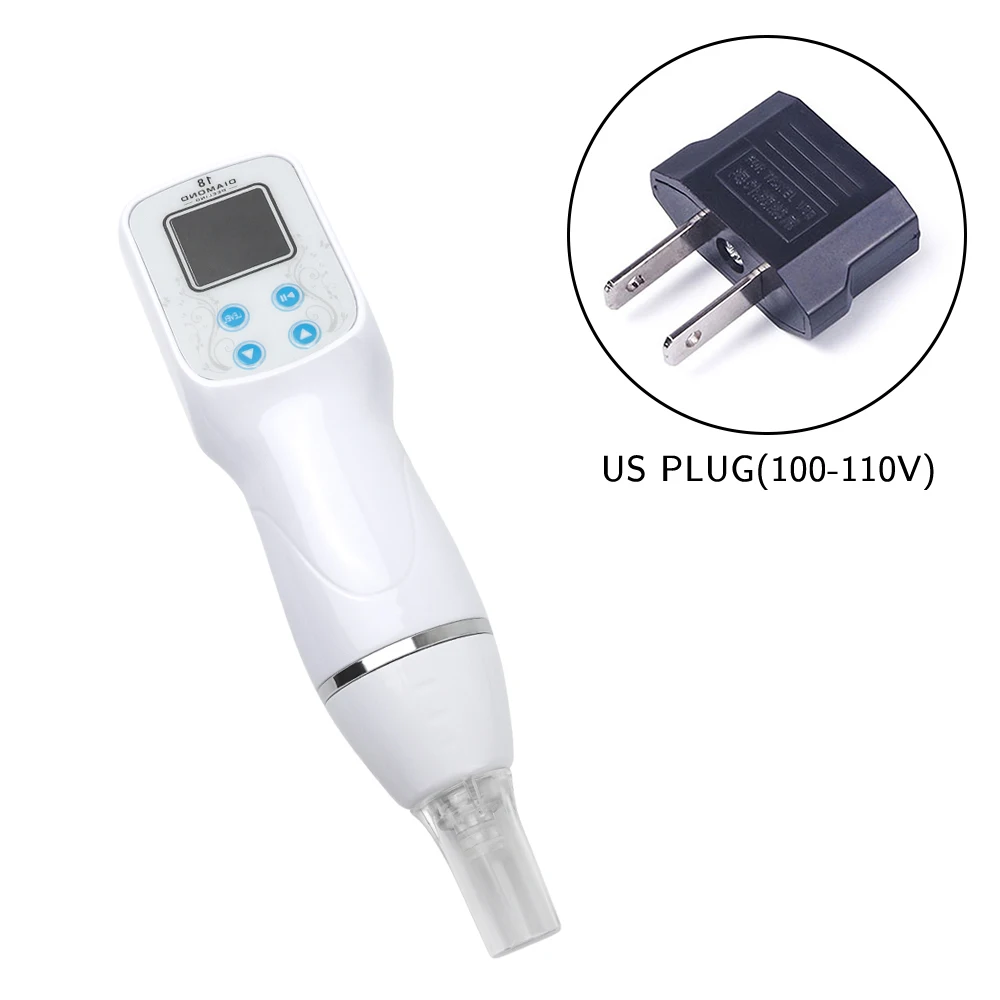 US Plug New2.0 аппарат для удаления угрей микродермабразия вакуум угрей очиститель пор дермабразия алмазный пилинг Массажер Уход за кожей - Цвет: US Plug