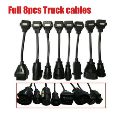 Качественный,0 keygen VD ds150e cdp Bluetooth для delphis autocomes автомобильные грузовики vd TCS CDP PRO OBD2 диагностический инструмент - Цвет: truck cable