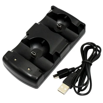 

For PS3 Controller Dock Charging Station Dual Charger Stand for Move USB Powered Dock Charger for Playstation 3 Move Joystick
