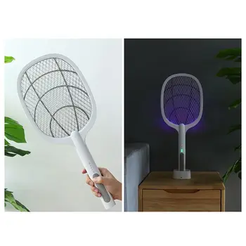 

2020 New Handheld Racket Fly Bug Electric Tennis Bat USB Charge Mosquito Swatter Killer