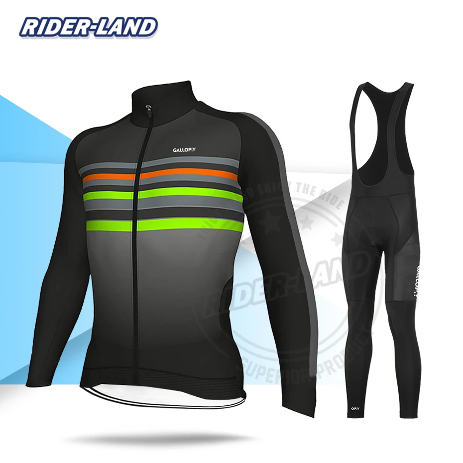 Велосипедная одежда с длинным рукавом мужской комплект велосипедной одежды