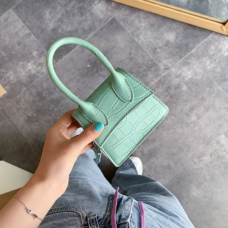 Stone Pattern PU Leather Shoulder Bags For Women 2019 Luxury Quality Handbags High Capacity Handbag Lady Black Hand Bag main image 1