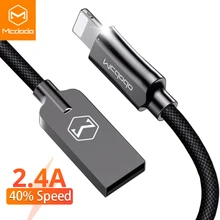 MCDODO USB кабель 2.4A для iPhone X XS MAX XR 8 7 6 5 6 S plus Кабель для быстрой зарядки кабель для зарядки мобильного телефона Usb кабель для передачи данных