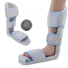 Pé cinta de correção do tornozelo boot massagem bola perna guarda pé splint plantar tornozelo entorse correção de fratura fix suporte cinta