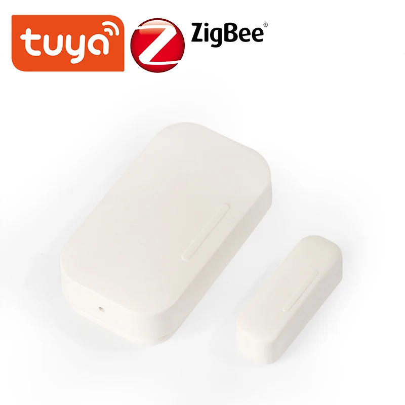 Tuya-Sensor de puerta inteligente ZigBee, detectores abiertos/cerrados compatibles con Alexa, Google Home, IFTTT, Tuya/Smar, APP tLife