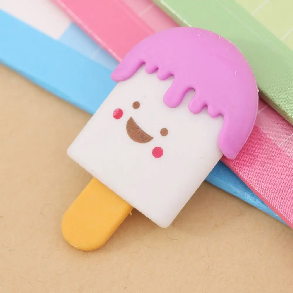 Высокое качество Kawaii ластик для мороженого смайлик резиновый карандаш для Детей Забавные милые канцелярские принадлежности Школьные офисные принадлежности