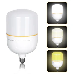 3 Mode 2 Color Temperature Photography LED Lighting Bulbs High Bright 135 W  E27 Base For Photographic Photo Studio Video Light