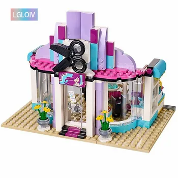 

10539 Girls Toys Friends Beauty Blocks Hair Salon Building Blocks Heartlake House Lepinblocks Street View Kids Toys Bricks Gift
