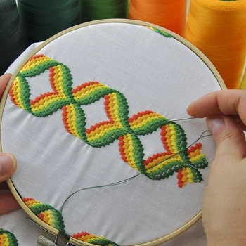 

8-26Cm Bamboo Frame Embroidery Hoop Ring Diy Needlecraft Cross Stitch Machine Round Loop Hand Household Sewing Tools 8 Size