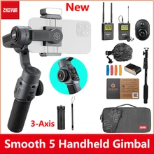 

Zhiyun Smooth 5 3-Axis Handheld Gimbal for iPhone 13 12 11 X 8 7 Plus 6 Plus Samsung Galaxy S8+ S8 S7 S6 Smartphone PK DJI OM5