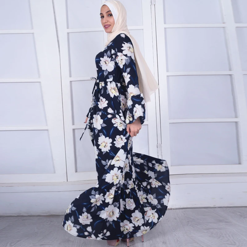 Женское платье 2020 Abaya Дубай длинное Бандажное макси мусульманское облегающее