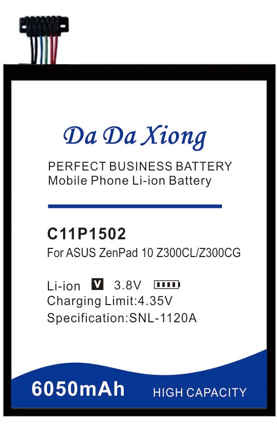 DaDaXiong 0 цикл C11P1502 6050 мА/ч, Батарея для ASUS ZenPad 10 Z300C Z300CL Z300CG Z300M P023 P01T 10,1 бесплатные инструменты+ Стикеры