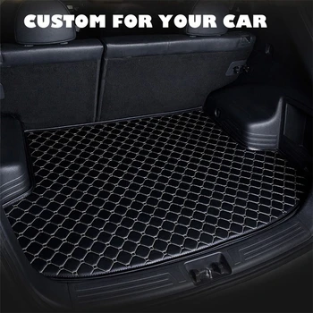 

SJ Custom Waterproof Car Trunk Mat AUTO Tail Boot Tray Liner Cargo Carpet Pad Protector For MAZDA 3 AXELA Sedan 2014 15 16-2019