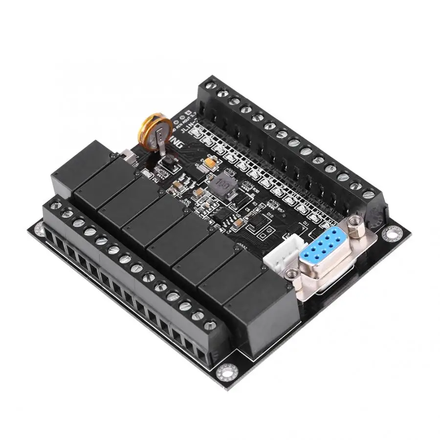

PLC Programmable Logic Controller FX1N-20MR 32 bits Industrial Control Board DC24V
