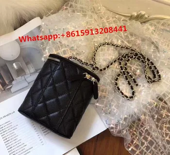 

Free shipping 2020 new box bag super mini and cute leather messenger bag