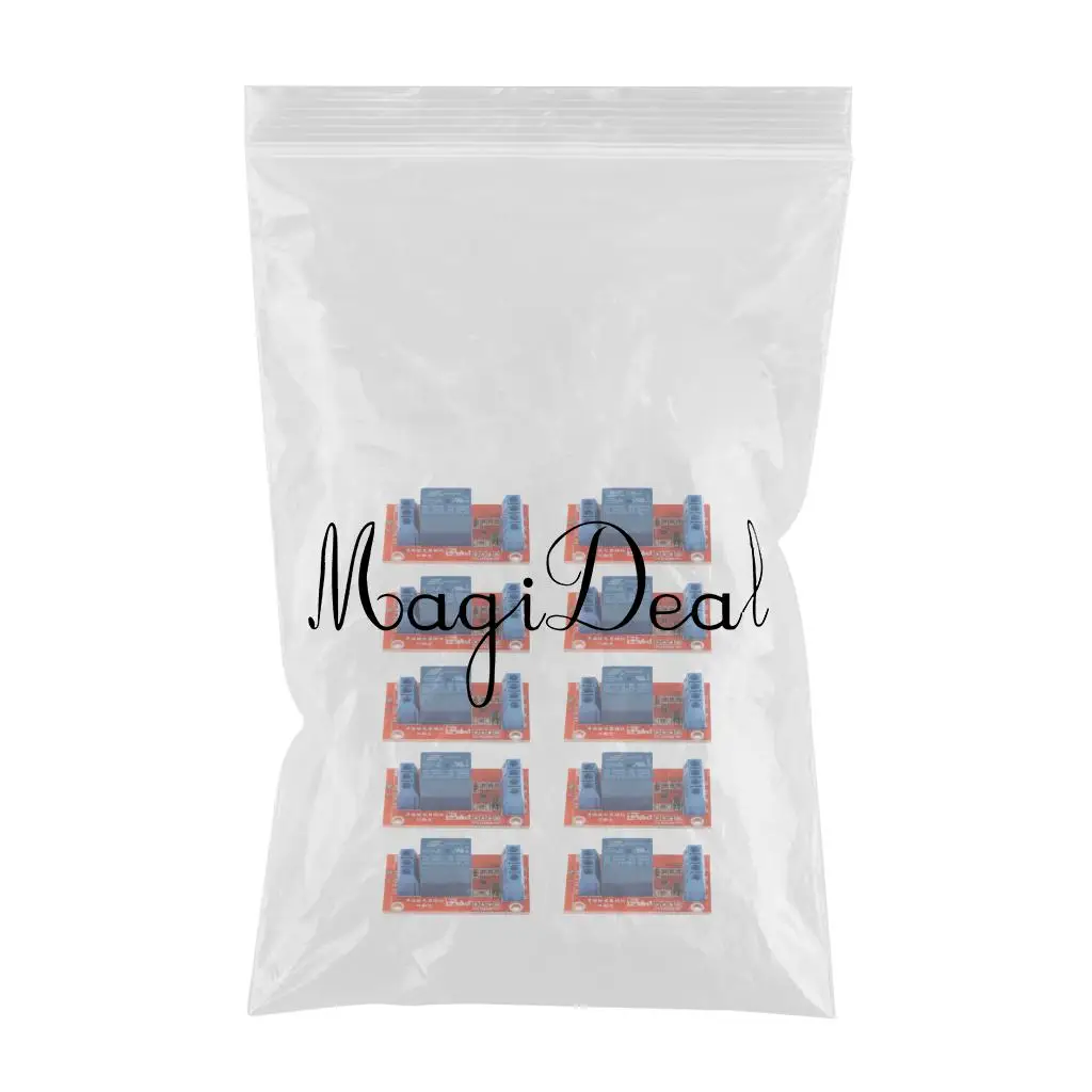 10Pcs 3V 1 Channel Relay Module with Indicator Light for    ARM PIC AVR MCU