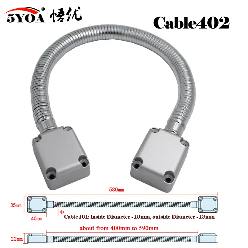 Exposed Mounting protection sleeve Access Cable Line for Control Door Lock Loop