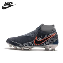 NIKE Dark One Generation Phantom VSN Elite DF FG трикотажные водонепроницаемые мужские футбольные бутсы 39-45