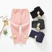 Милые осенние штаны; леггинсы; брюки для маленьких девочек; детская одежда для малышей; узкие леггинсы принцессы с крыльями бабочки; WT752