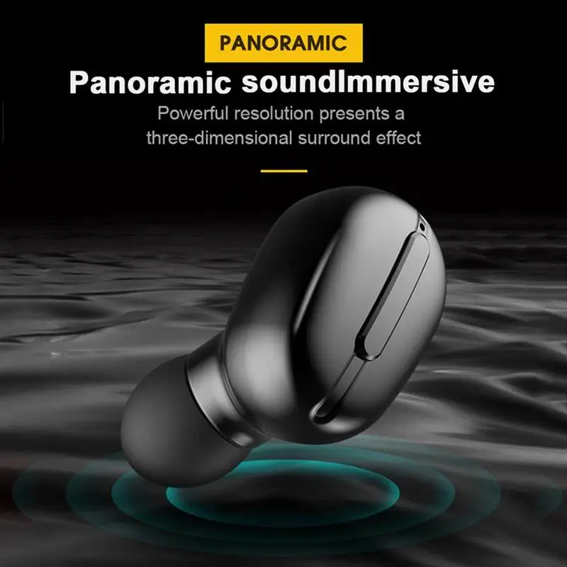 TWS 5 0 Wireless Bluetooth Headset Real Wireless Stereo Sports Earbud Charging Case Mini Sports Headset Smartphone Accessories