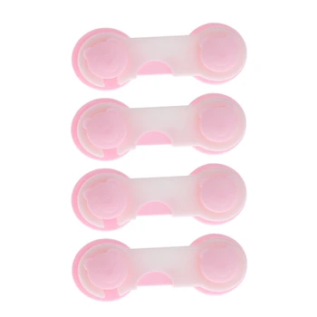 

4Pcs Baby Kids Box Drawer Cupboard Cabinet Wardrobe Door Bear Fridge Safety Lock