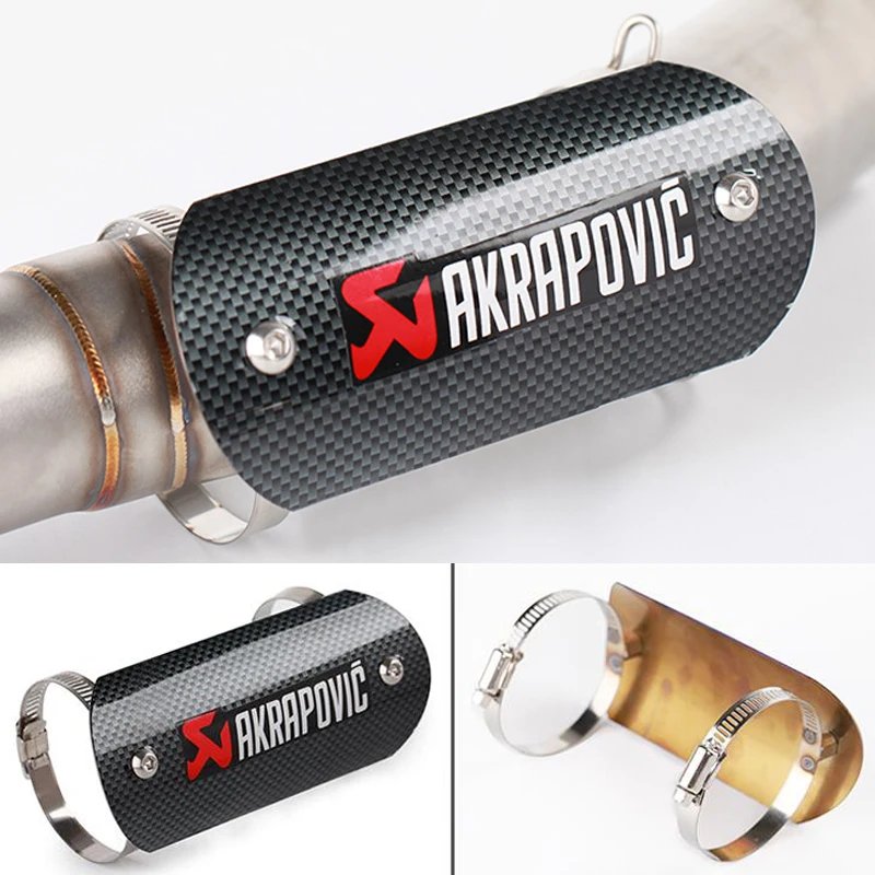 Akrapovic средняя выхлопная труба мотоцикла Защитная крышка тепловой защиты для HONDA cr 125 air blade sh 300 msx 125 grom