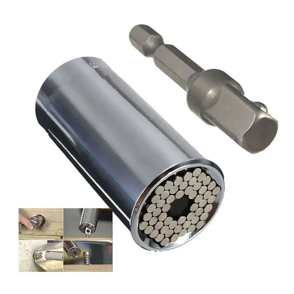 

7-19mm Multi-Function Ratchet Spanner Magic Socket Sleeve Multi Hand Tools Cr-v Sleeve Torque Wrench Universal Sleeve Head Set
