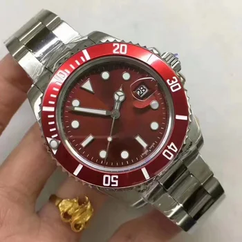 

luxury watch men Rolix SUB 40m date automatic machinery AAA sweeping movement watches No battery model rolexable 18K