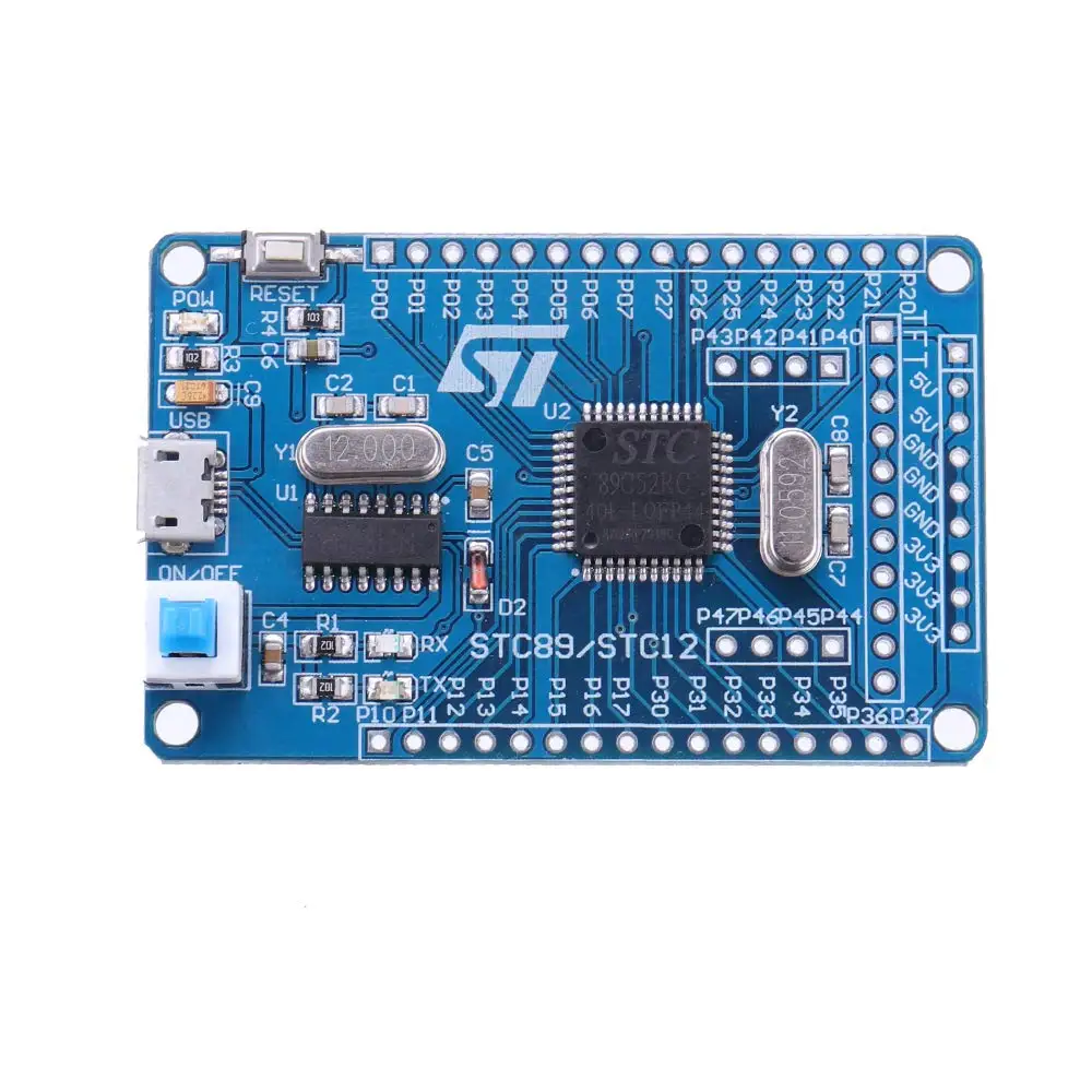 3 В/5 В 51 MCU минимальная системная плата STC12C5A60S2 STC12 макетная плата