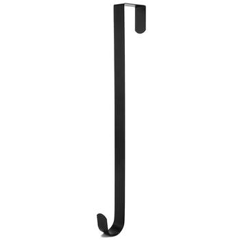 

Wreath Hanger Over-The-Door Hooks For Hanging Hats, Coats, Towels, Wreaths And Decorations - 15Inch L, Holds Up To 10 Lbs (1 Pac