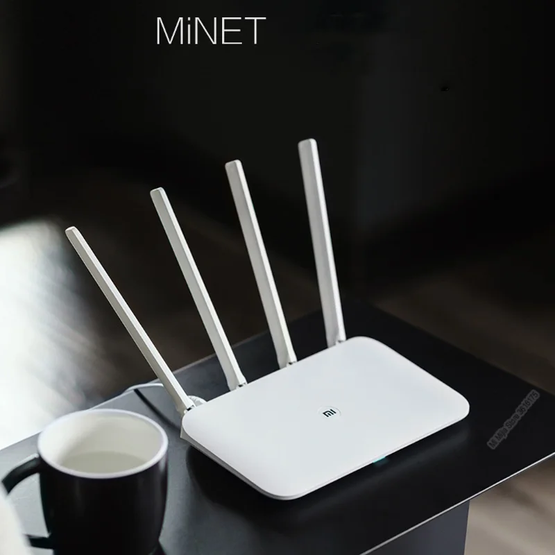 Xiaomi Mi Wi-Fi роутер 4 WiFi повторитель 2,4G 5GHz 128MB DDR3-1200 двухдиапазонный двухъядерный 880MHz беспроводной маршрутизатор с управлением через приложение