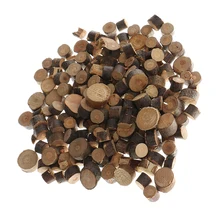 Mini disques en bois pour tranches, 100 pièces, Vase artisanal, décoration rustique pour fête de mariage, noël, fournitures d'embellissement de maison