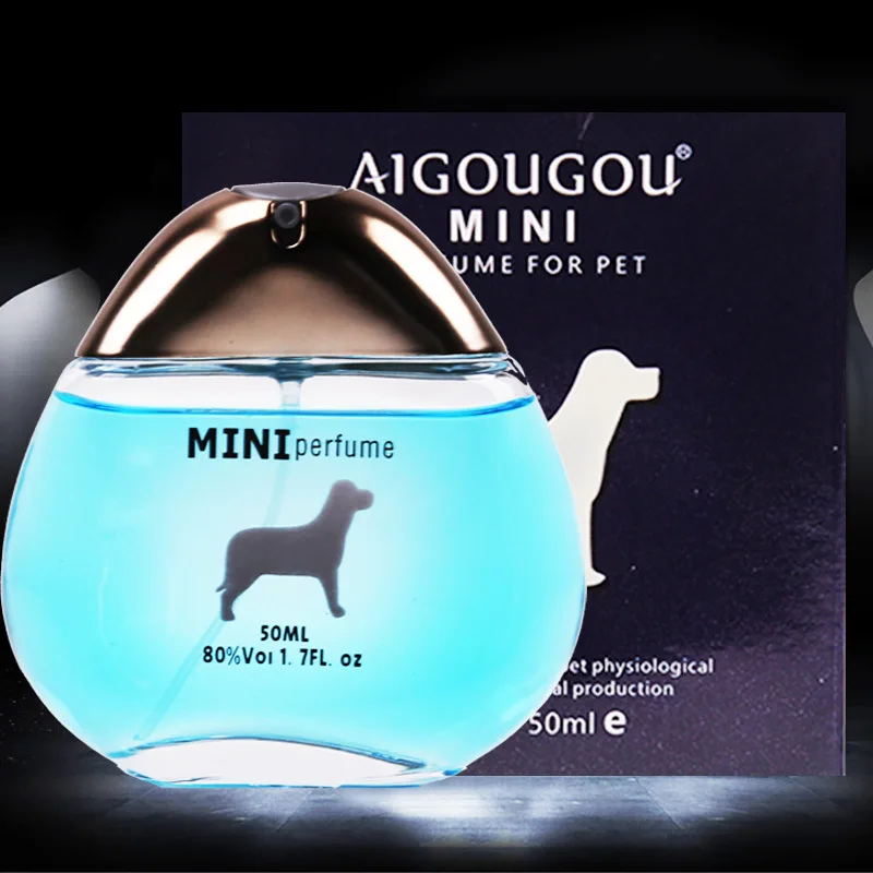 Miniperfume para mascotas, desodorante para perros, 50ml, líquido, suministros para mascotas, venta al por mayor