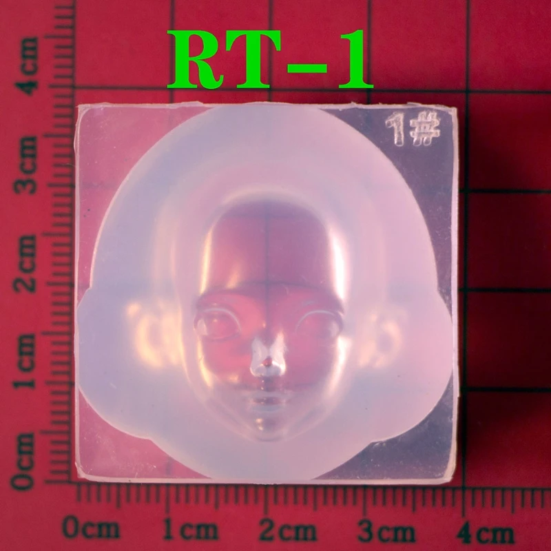 Clay Craft Tool Human Face 3D Doll Epoxy Resin Mold Aromatherapy Plaster Silicone Mould DIY Dolls Face Clay Chocolate Molds Baking Tools