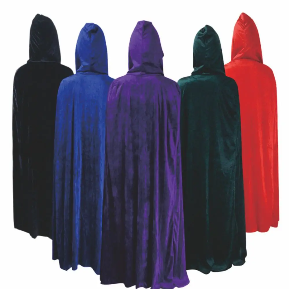 Halloween costume death terror cape wizard robe