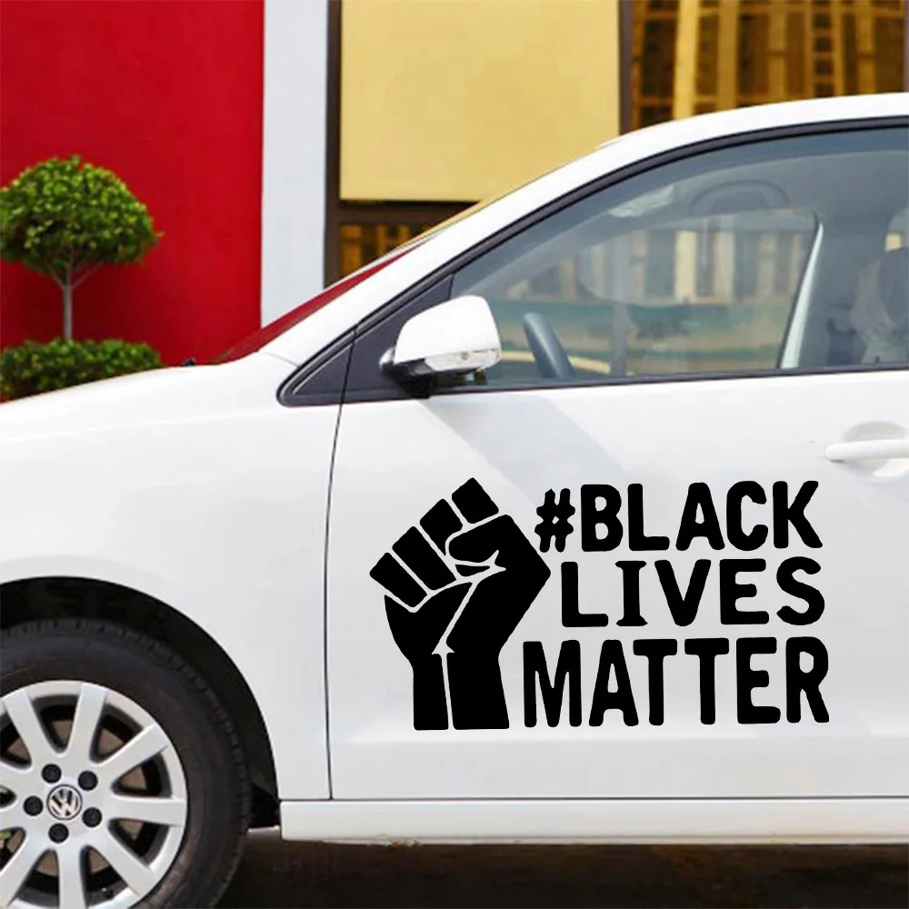 

BLACK LIVES MATTER Stickers On The Car Car Styling Car Window Bumper Truck Decal Vinyl Waterproof Car Sticker Graphics