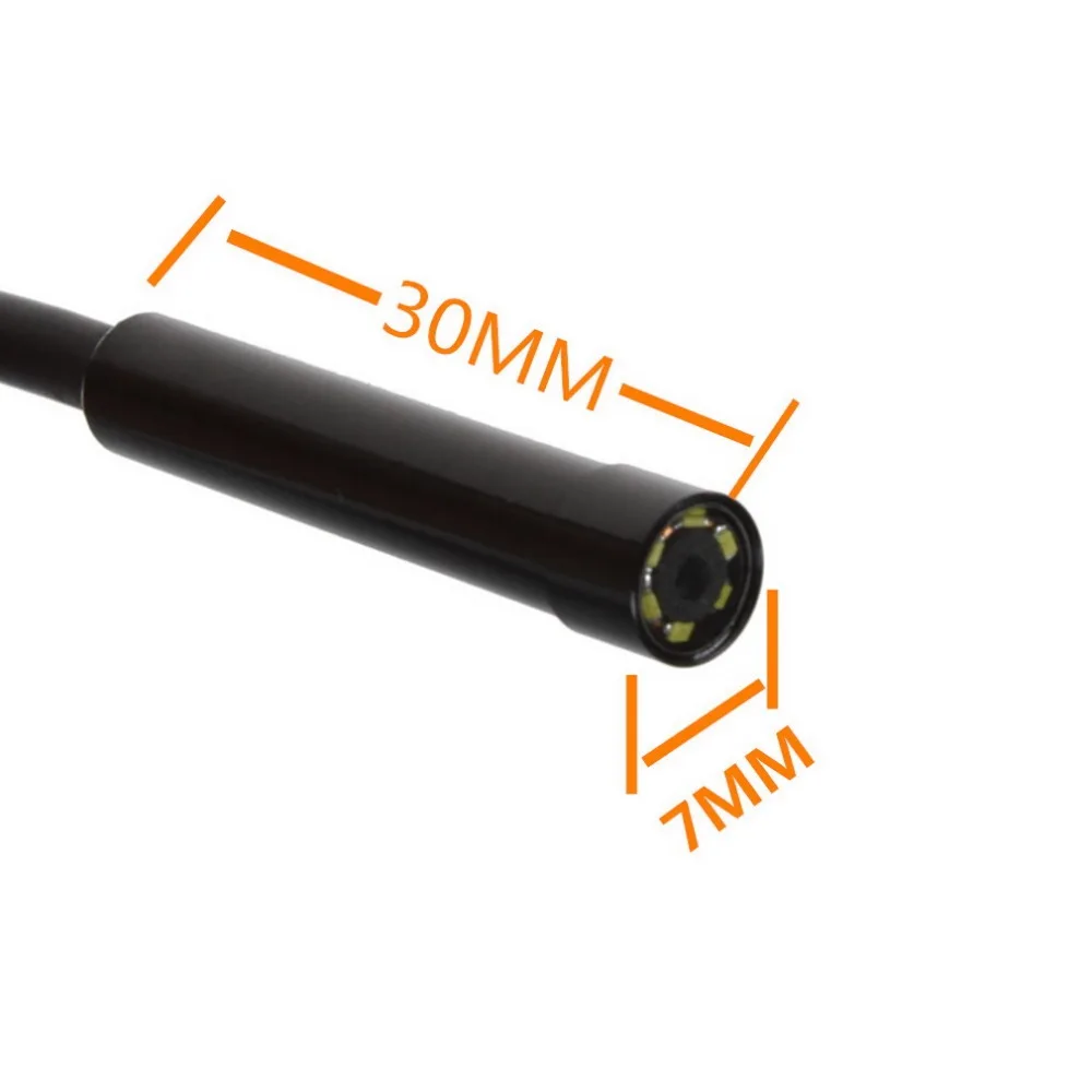 5,5 мм 720P эндоскоп камера HD USB эндоскоп с 6 светодиодный 1/1. 5/2/3,5/5 м мягкий кабель водонепроницаемый осмотр бороскоп для Android PC