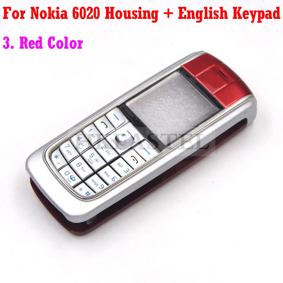 HKFASTEL новый корпус клавиатуры для Nokia 6020 передний ЖК дисплей рамка Крышка задняя