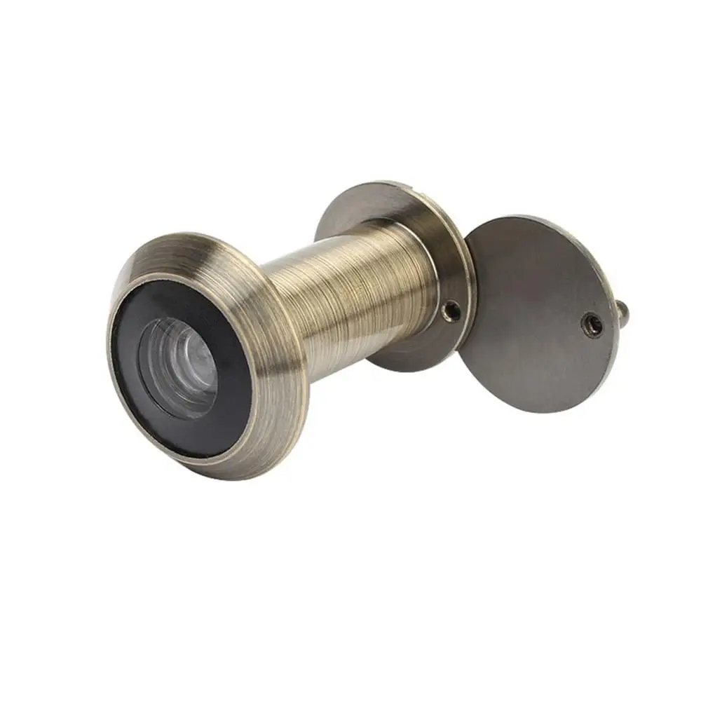 Home Security 200 Degree 35-55mm Door Scope peephole Viewer Peep Sight Hole Wide Angle Retractable Peeping Child Safety Sale - Цвет: bronze
