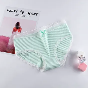 

3 Pcs Cotton Panties Sexy Panty Briefs Panties Women Underwear Lingerie Panties for Female Ladies Floral Pantys NEW YZT S08