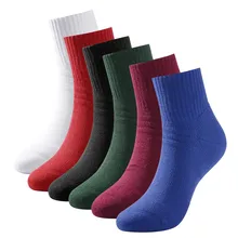 6 пар, унисекс, уличные хлопковые дышащие носки, футбольные носки, одноцветные спортивные носки, баскетбольные носки, высокое качество,#40